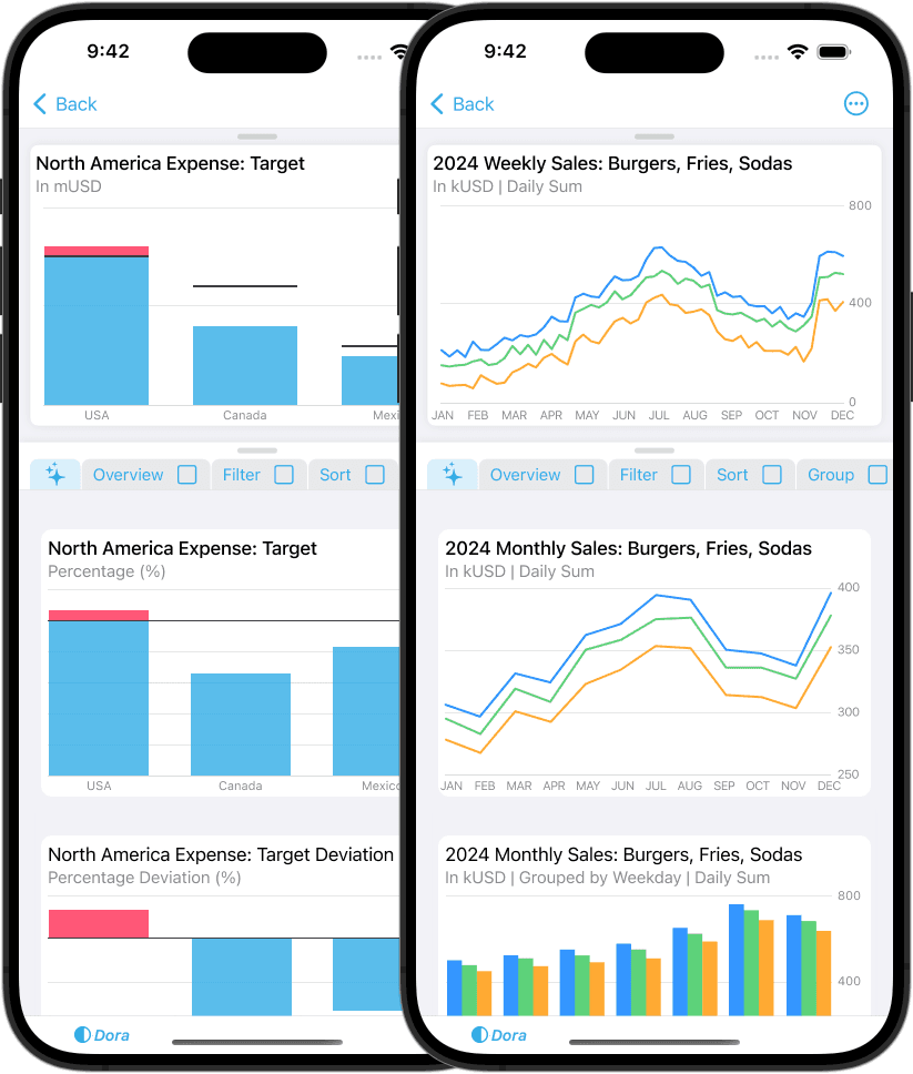 Dora connects patterns so the picture is clear